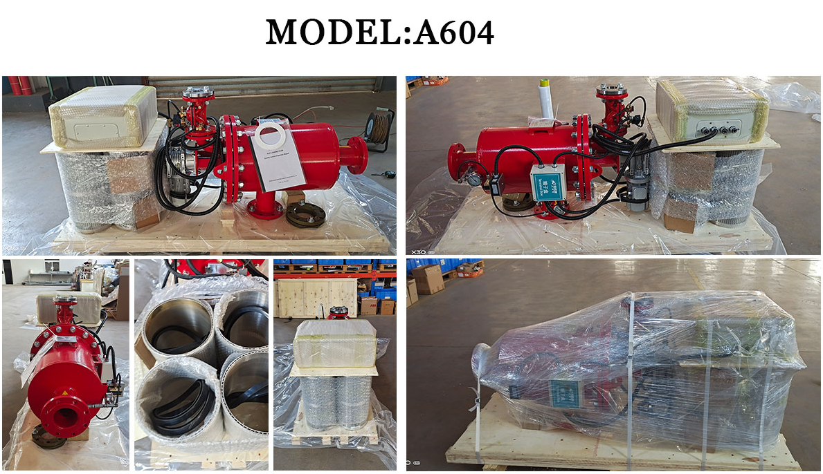 北京中遠(yuǎn)通自清洗刷式過濾器發(fā)貨現(xiàn)場