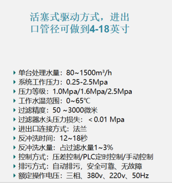 吸式自清洗過濾器過濾精度